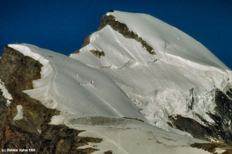 Das Allalinhorn mit Hohlaubgrat