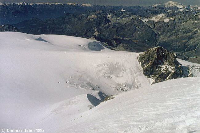 Blick zum Klein-Matterhorn