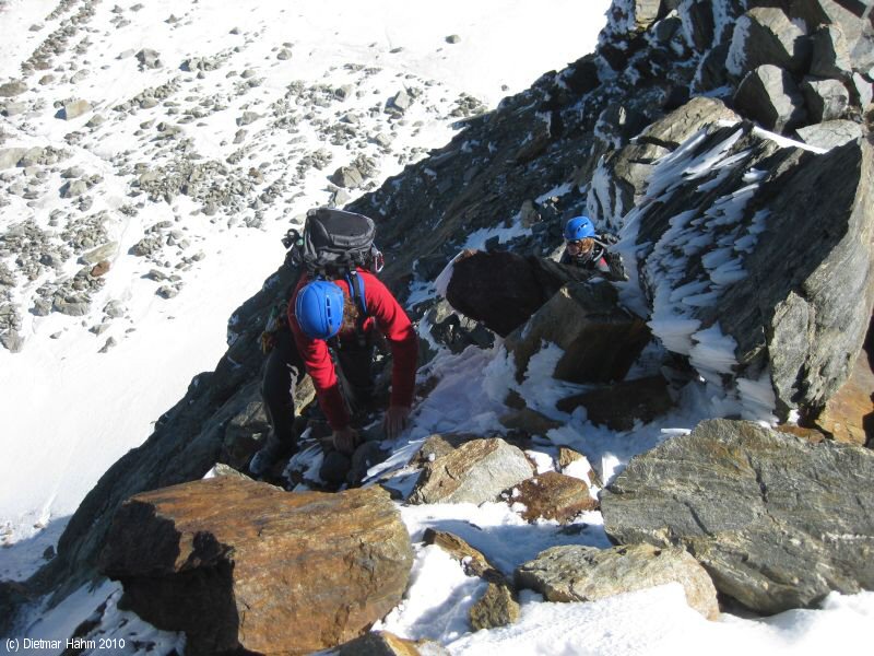 Am Lagginhorn-Nordgrat