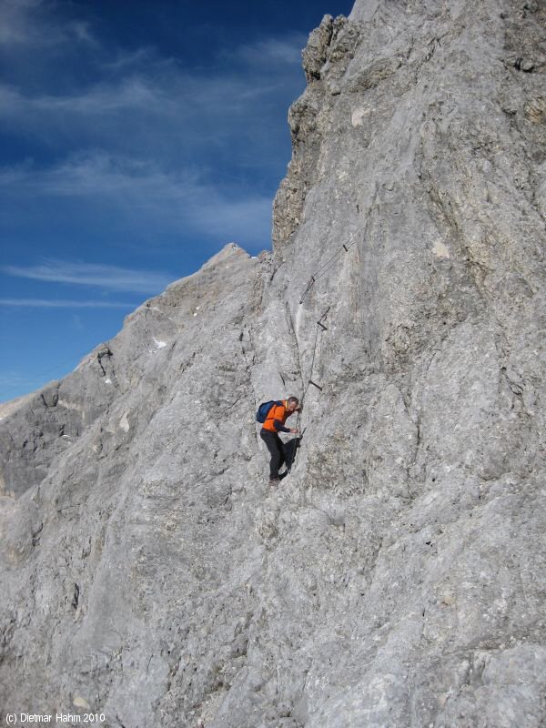 stellenweise Klettersteig