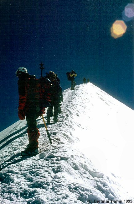 Auf der Parrotspitze