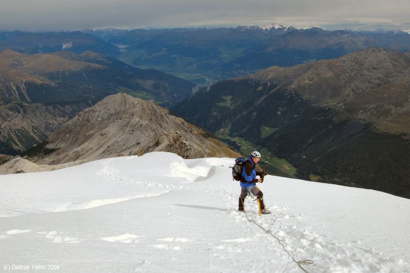 Oberhalb des Lombardibiwaks