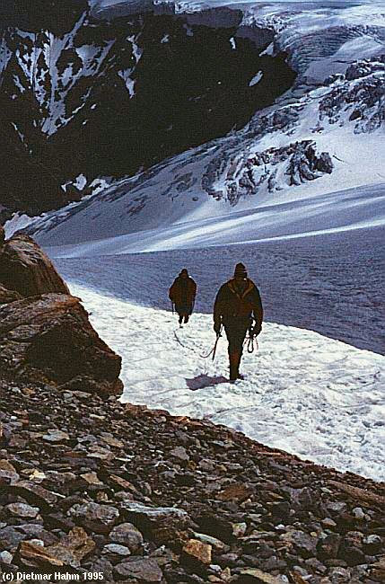 Ankunft an der Hütte