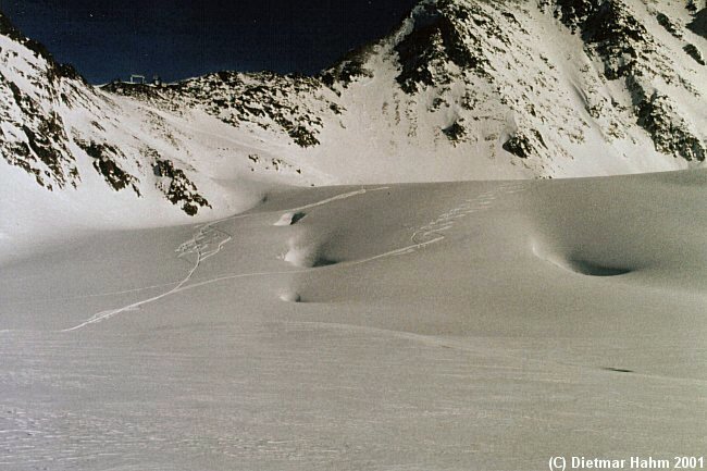 Unterhalb des Mittelbergjochs