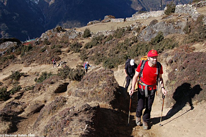 Oberhalb von Namche