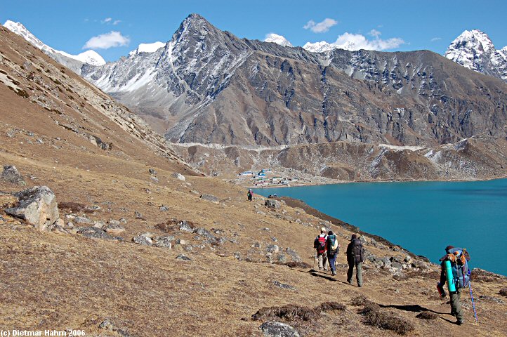 Kurz vor Gokyo