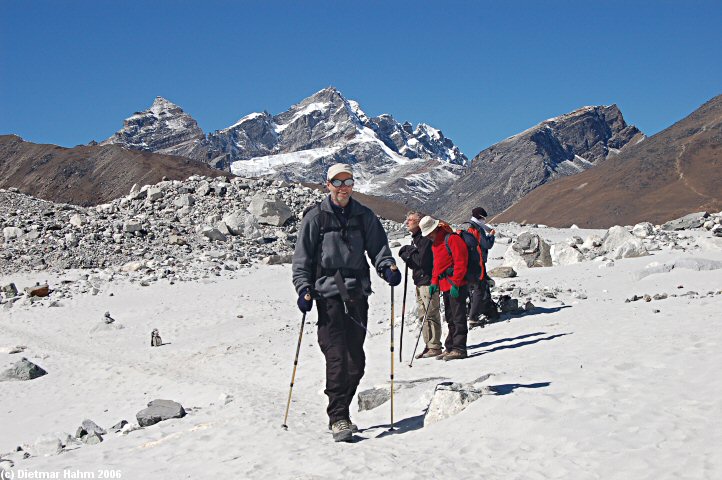 Auf dem Gletscher