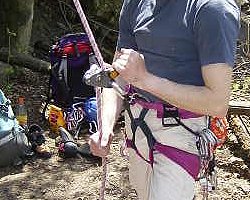 [K&ouml;rpersicherung mit Grigri: Schritt 2]